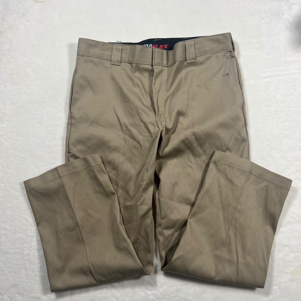 Dickies 874 Flex Original Fit Khaki Work Pants Men 38x30 Workwear Utility 874FDS